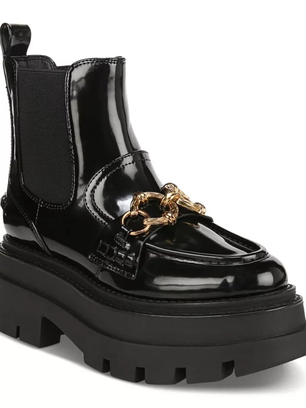 Circus NY by Sam Edelman Brooks Tailored Lug Sole Platform Chain Chelsea Boot. 9